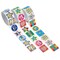 6 Rolls Teacher Reward Stickers for Students with Bus Dispenser